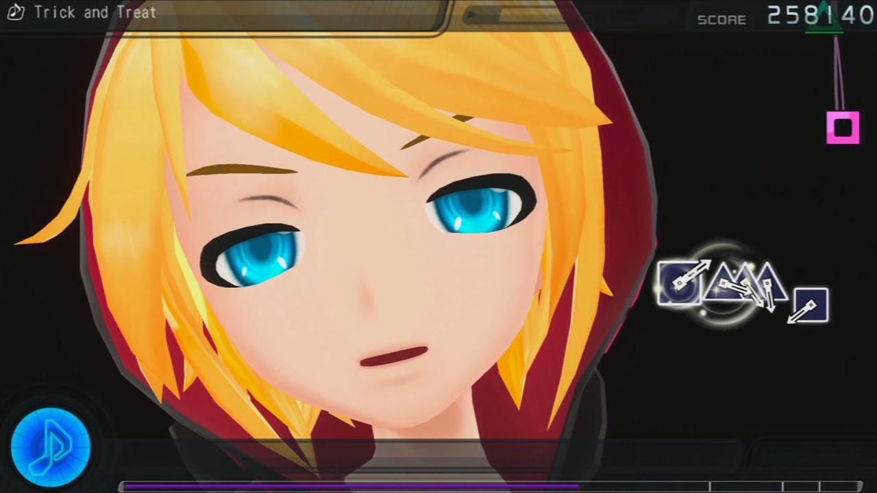 【Project Diva F ENGLISH】【10★】 Trick And Treat PV+Notes Edit