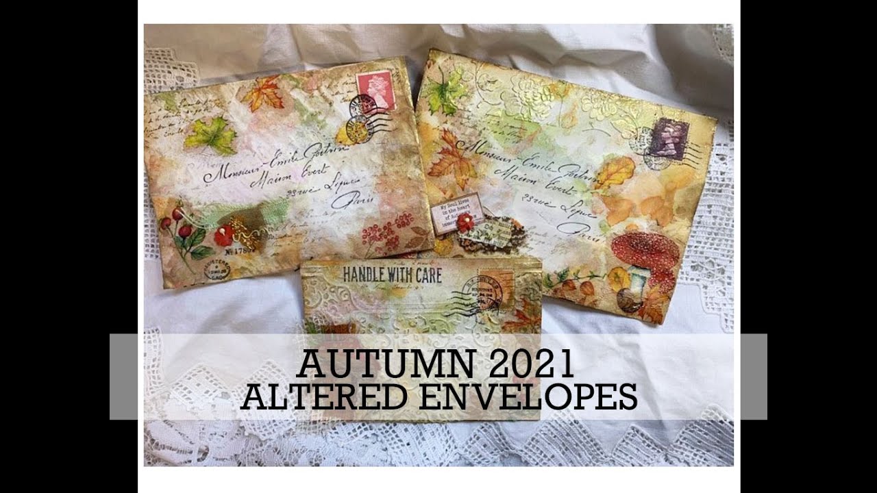 AUTUMN MEDLEY Journal Altered ENVELOPES