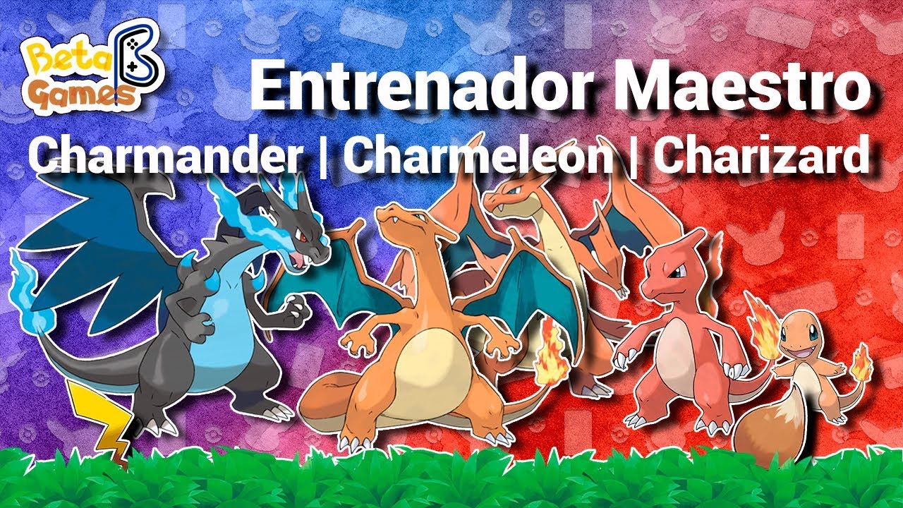 Entrenador Maestro | Charmander, Charmeleon, Charizard | Pokémon Let's Go Pikachu & Eevee