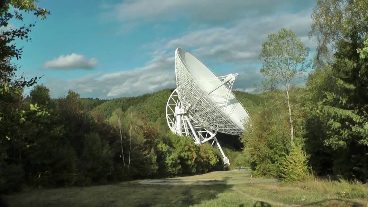 Radioteleskop Effelsberg - In Bewegung