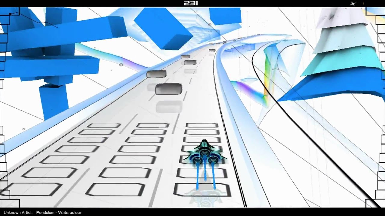 Pendulum - Watercolour  | Audiosurf Gameplay |