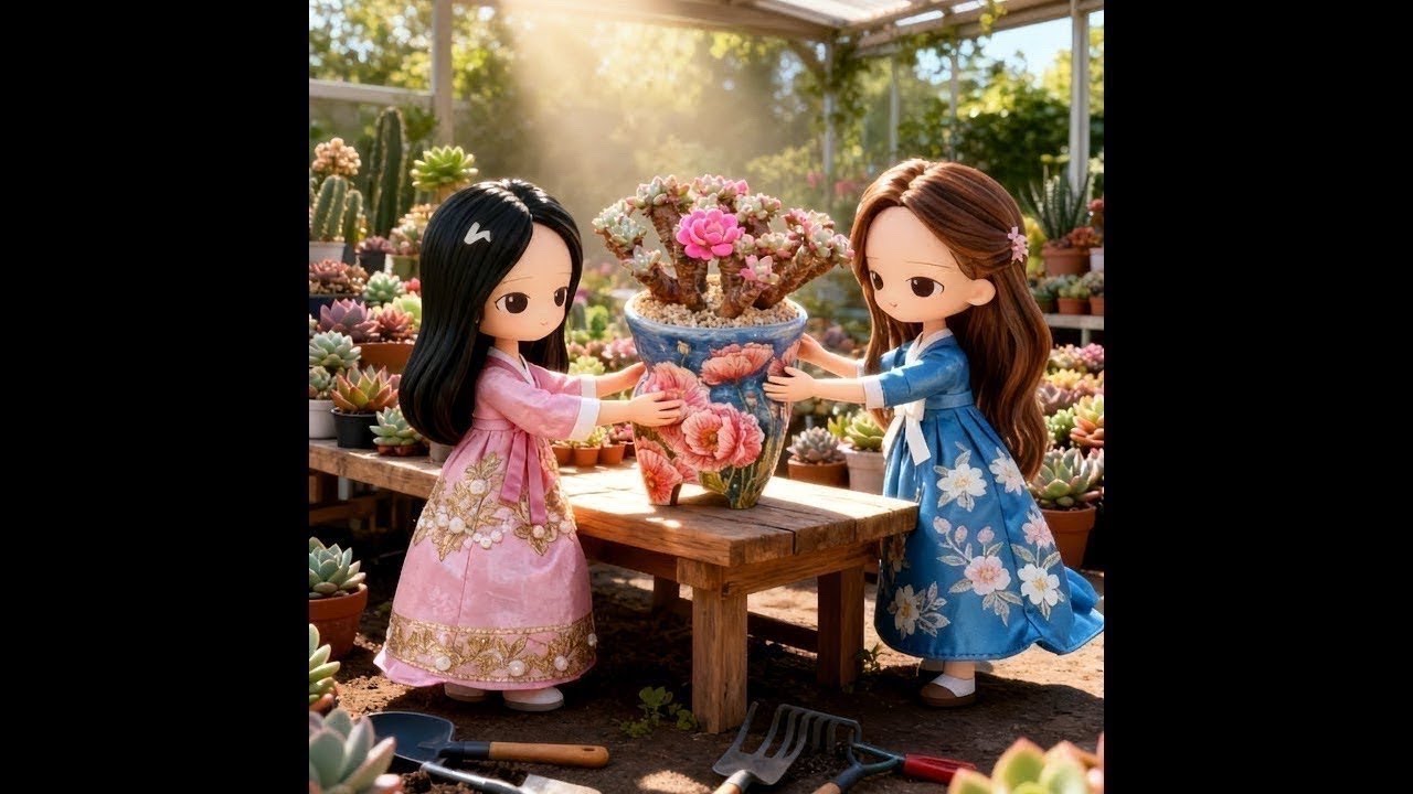 김자매다육Kim sisters  succulent plan 라이브 스트리밍 중
