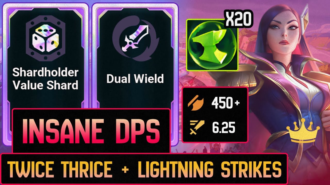 MACHINE GUN CAITLYN: Dual Wield + Lightning Strikes = 6+ AS | League Arena 5.0 Gameplay
