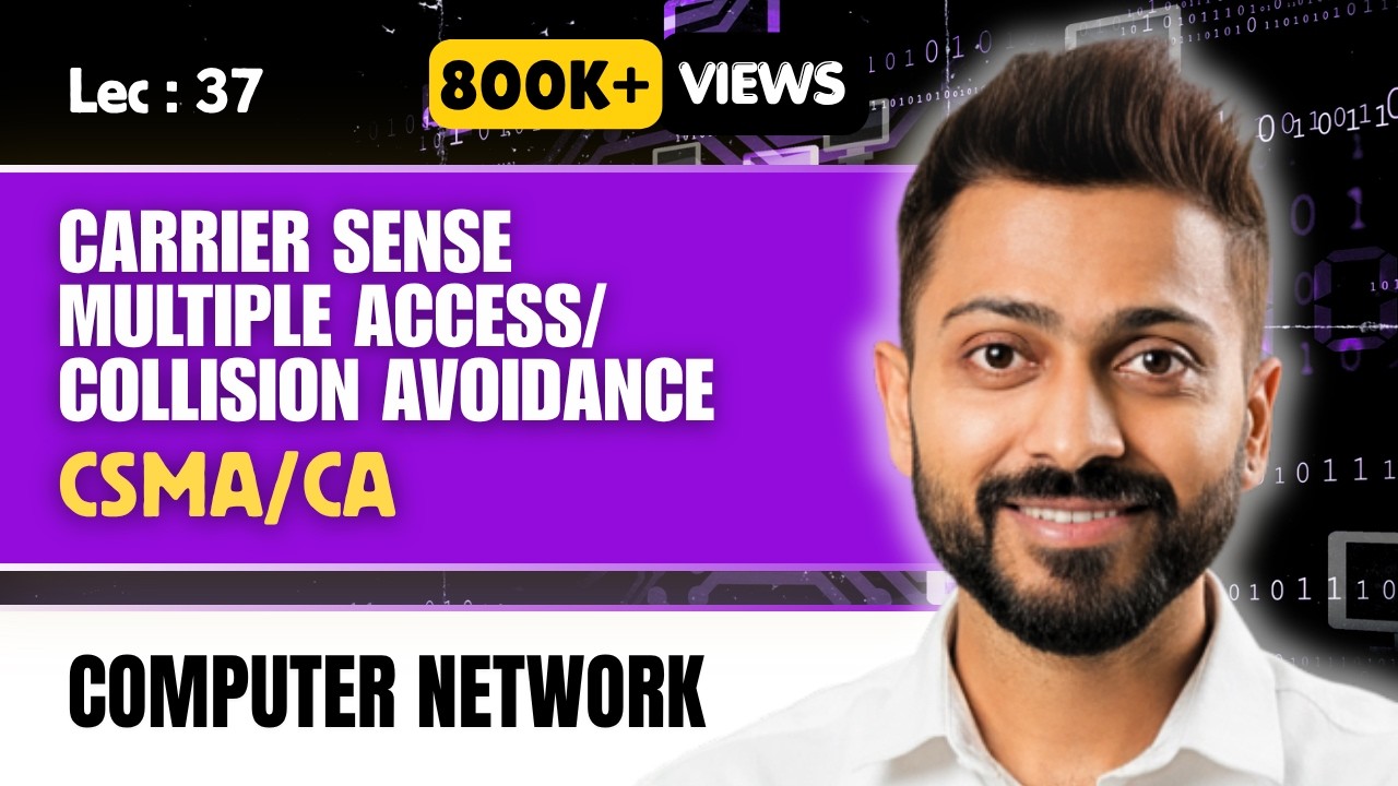 Lec-36: CSMA/CA in Computer Network | Full Explanation