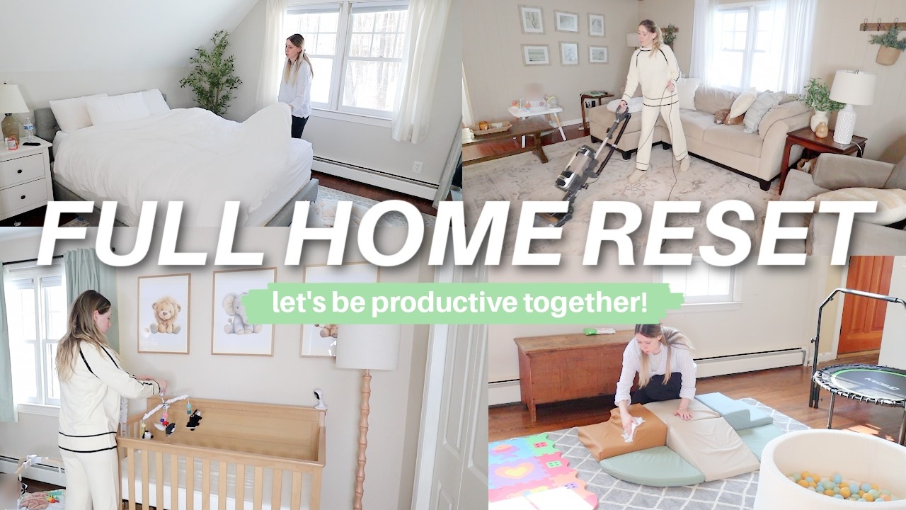 HOME REST FOR SPRING | realistic home and life reset tips for moms! spring clean with me!
