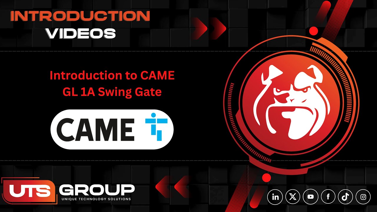 Introduction to CAME GL 1A Swing Gate | UTS Group