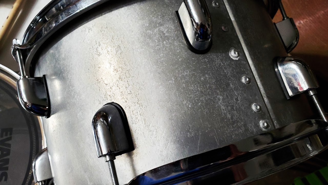 CUSTOM ALUMINUM DRUM KIT BUILD (Part 2): Adding Patina to Aluminum Shells & Staining Wood Hoops