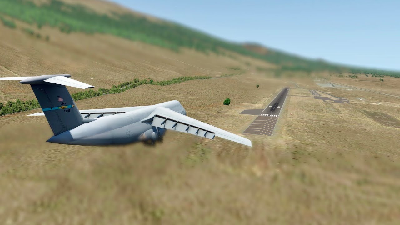 HUGE Jets At The SMALLEST Military Airport Runway - Bradshaw Airbase