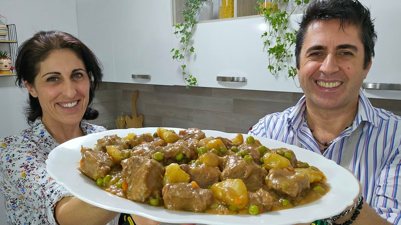 Spezzatino con patate e piselli - Ricetta