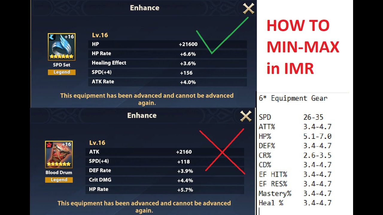 Infinite Magicraid Gear Rolling Dos and Donts