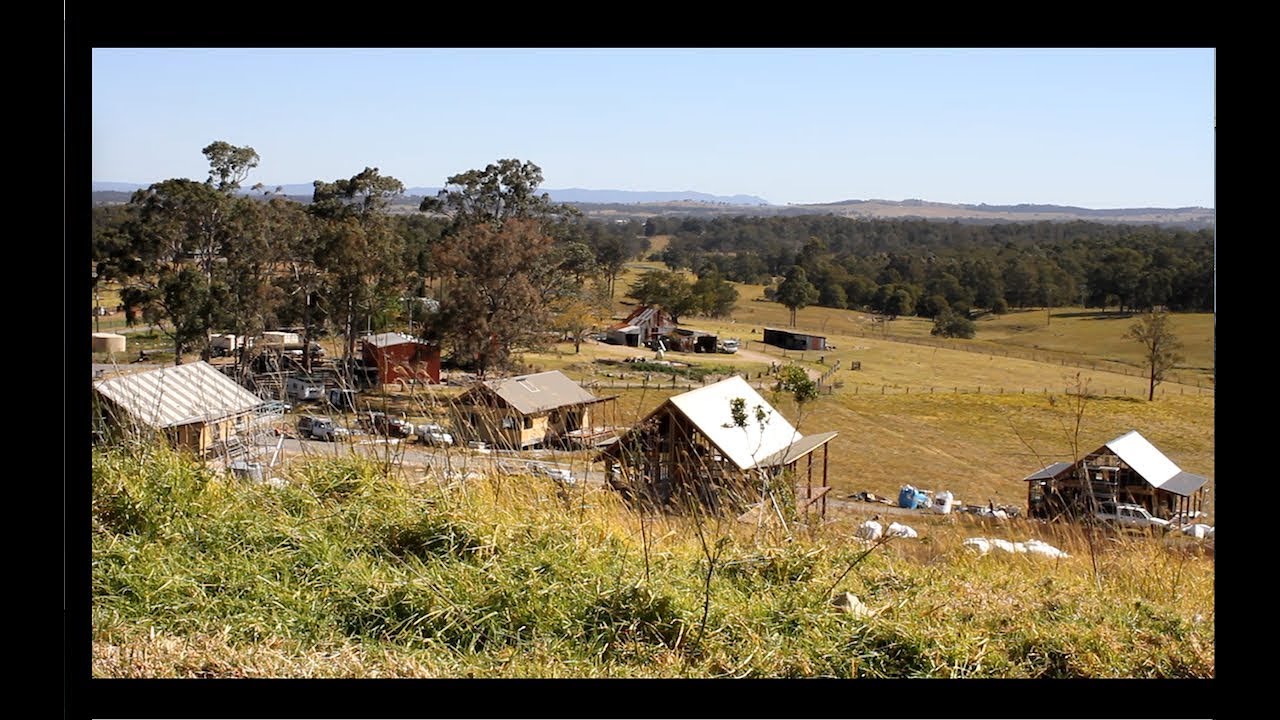 Hemp houses at Shepherds Ground eco-village