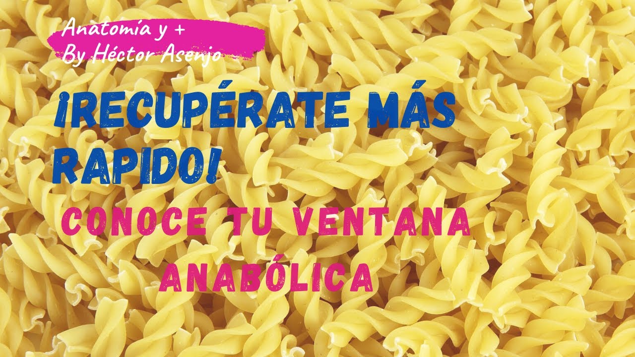¡RECUPÉRATE más RÁPIDO! Conoce tu 🪟VENTANA ANABÓLICA