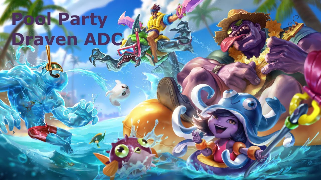 League of Legends Pool Party Draven ADC