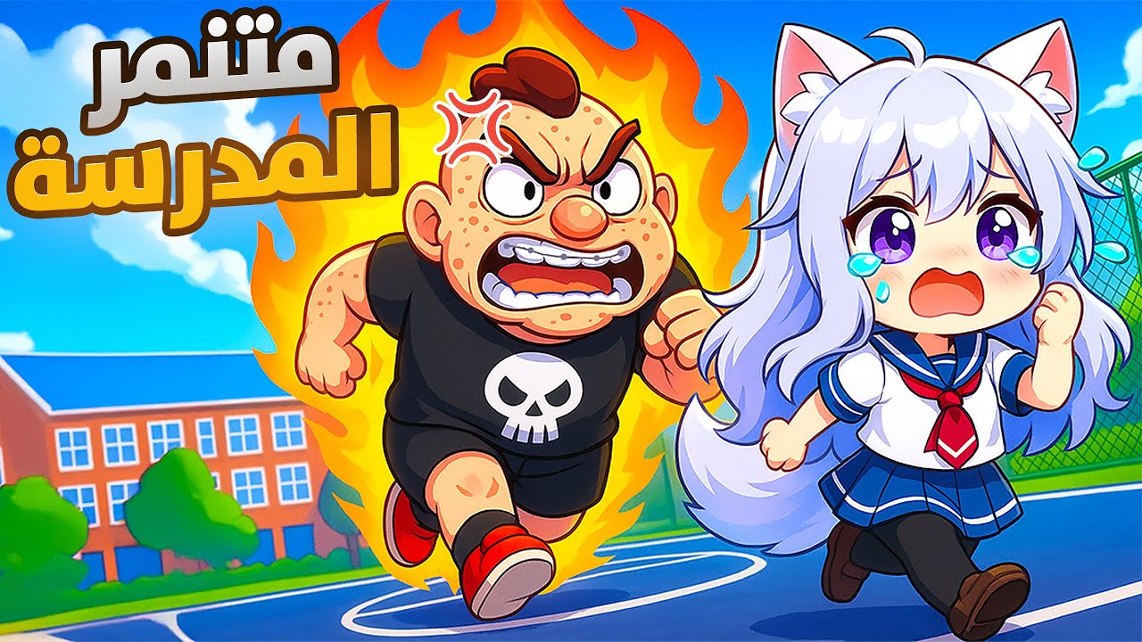 الهروب من متنمر المدرسة الشرير! 😱🔥| Roblox
