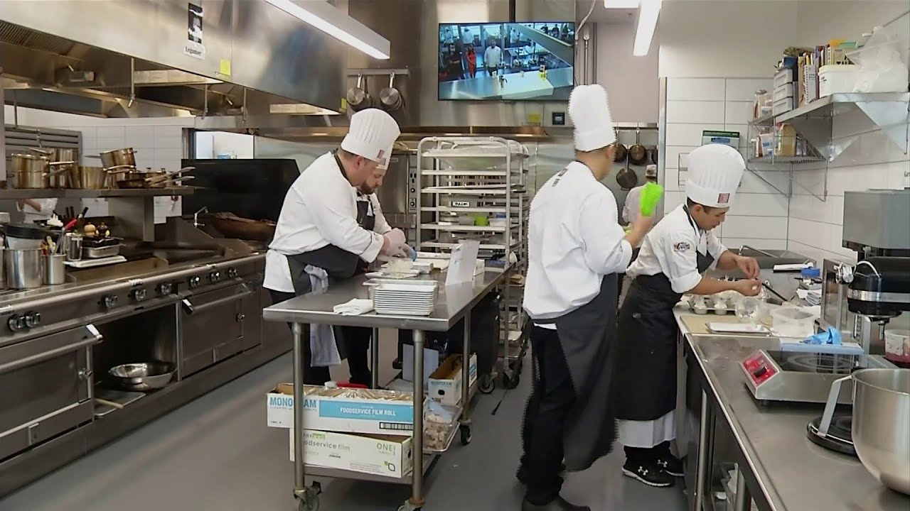 ACF Culinary Team USA is practicing for the Culinary World Cup in Roanoke