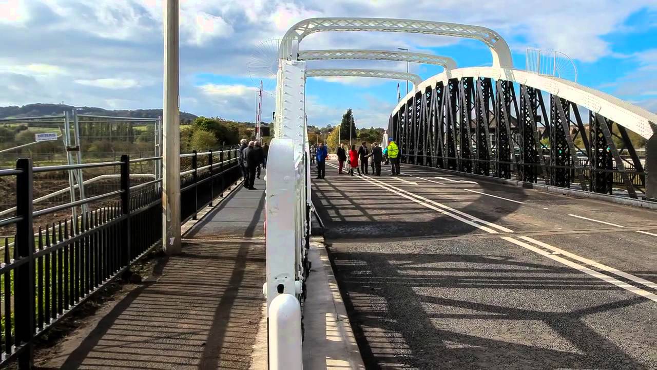 Sutton Weaver Swing Bridge Opening 10th October 2014