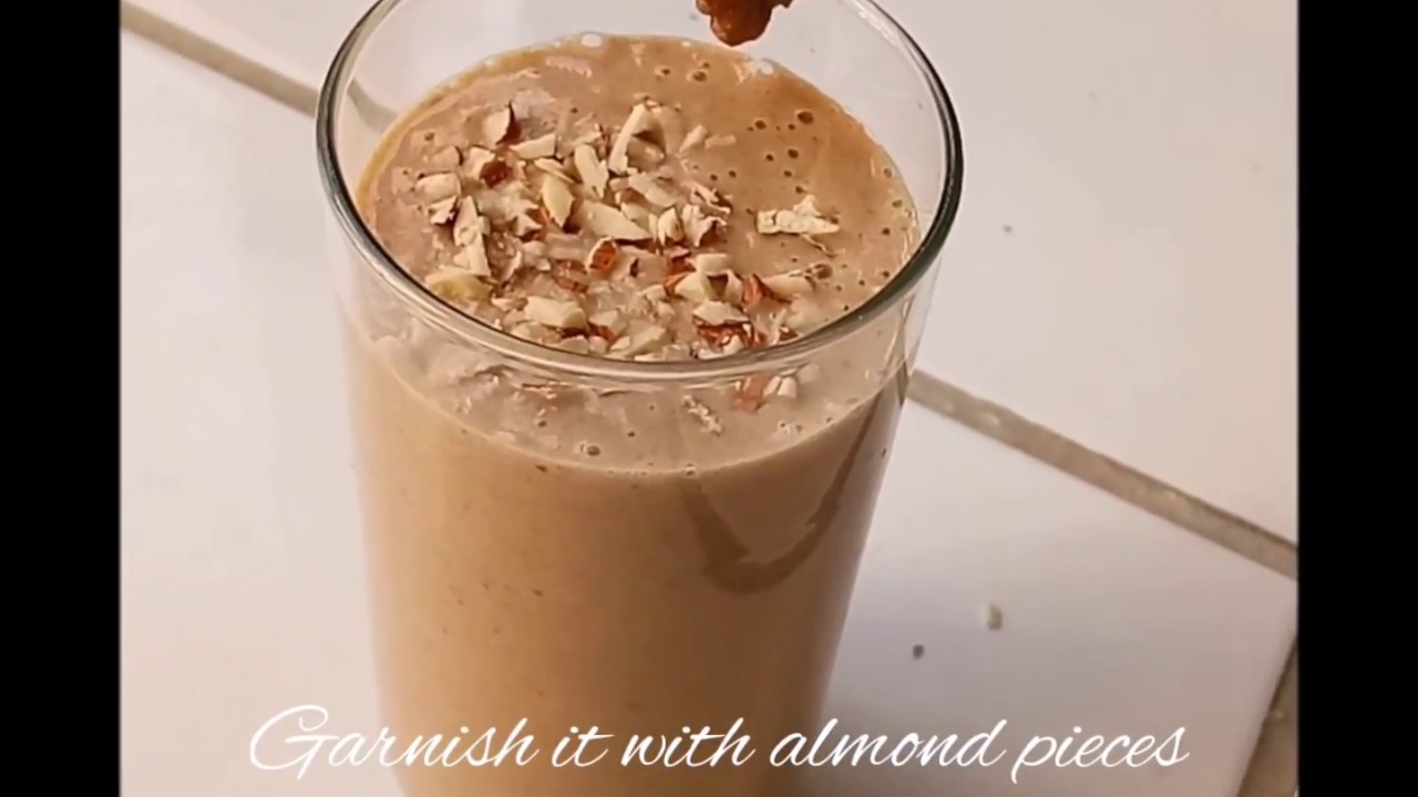 Dry Fruits And Banana Milkshake