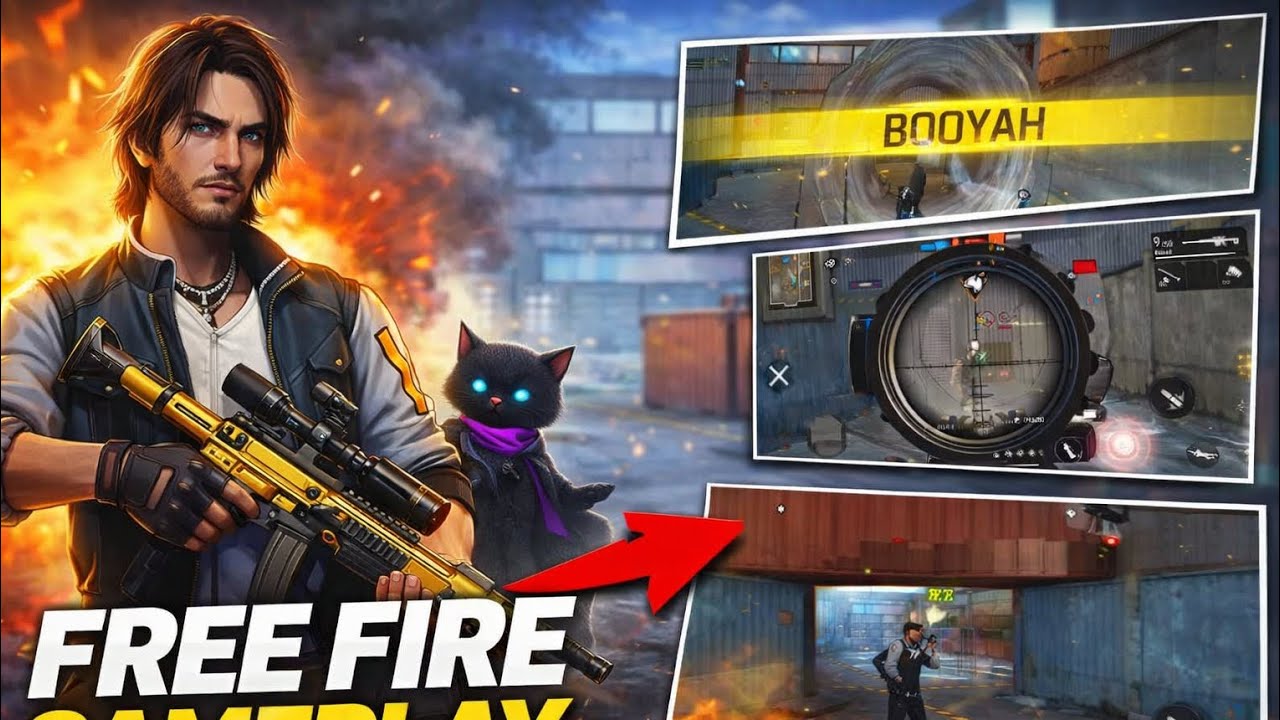 Dominating victory free fire lonewalf mode😈