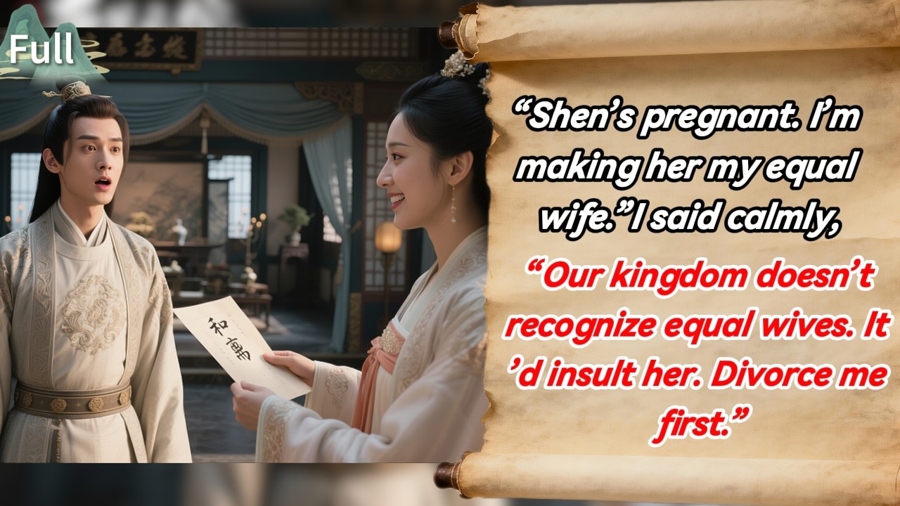 “Shen’s pregnant. I’m making her my equal wife.”I said calmly, “It’d insult her. Divorce me first.”