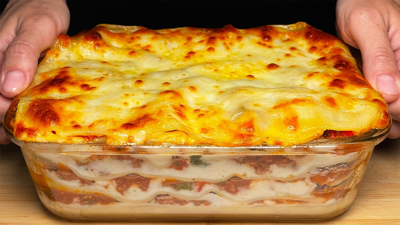 Du wirst nie wieder Lasagne kaufen! Das beste Abendessen, das ich je gekocht habe❗Sehr einfach