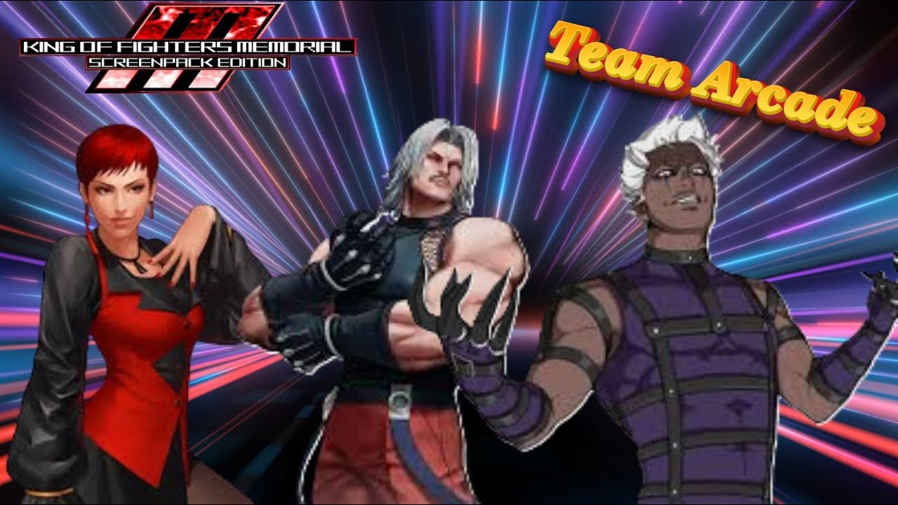 ⚡ **Vice • Omega Rugal • Krizalid | Team Arcade****IKEMEN GO – KOF Memorial Screenpack Edition**