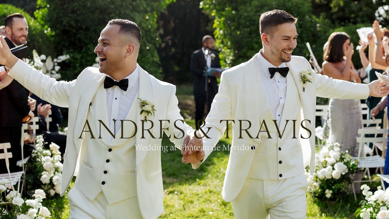 The Roaring '20s Inspired Luxury Gay Wedding at Château de Méridon // Andres & Travis