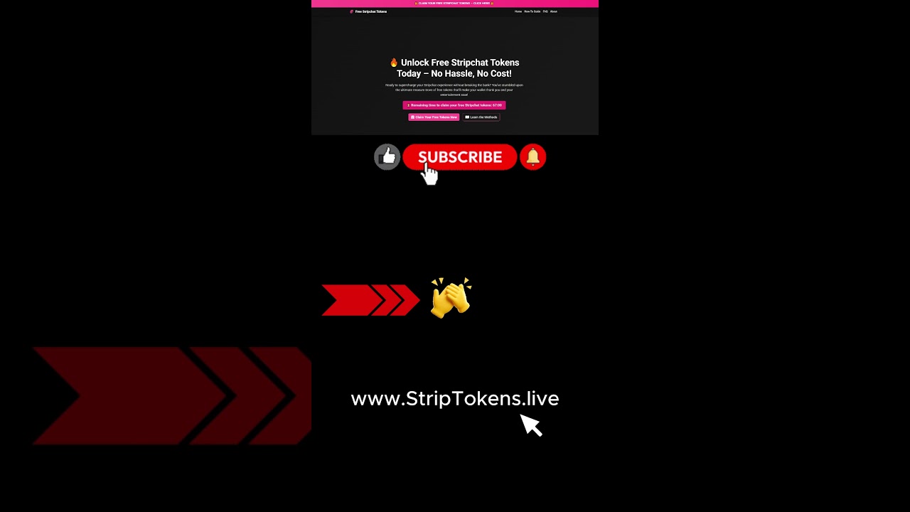 www.StripTokens.Live - NEW METHOD to get FREE STRIPCHAT TOKENS HACK #shortvideo #shorts #stripchat