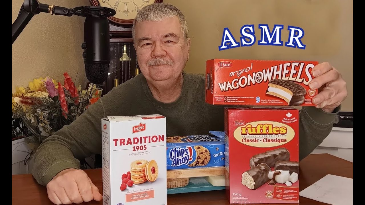 ASMR ХРУСТЯЩЕЕ, ЖЕВАТЕЛЬНОЕ ПЕЧЕНЬЕ С УДИВИТЕЛЬНЫМ ШЕПОТОМ
