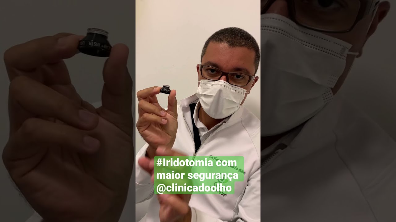 #Iridotomia a laser com segurança @clinicadoolho