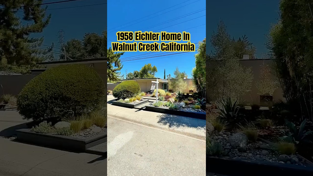 Дом Эйхлера 1958 года постройки в Уолнат-Крик, Калифорния #hometours #bayarea #eastbay #midcentur...