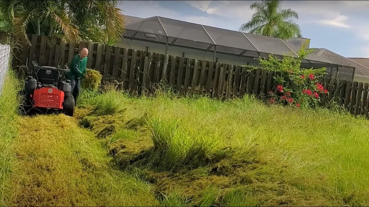 So Much OVERGROWN GRASS The Clippings Filled My ENTIRE Trailer