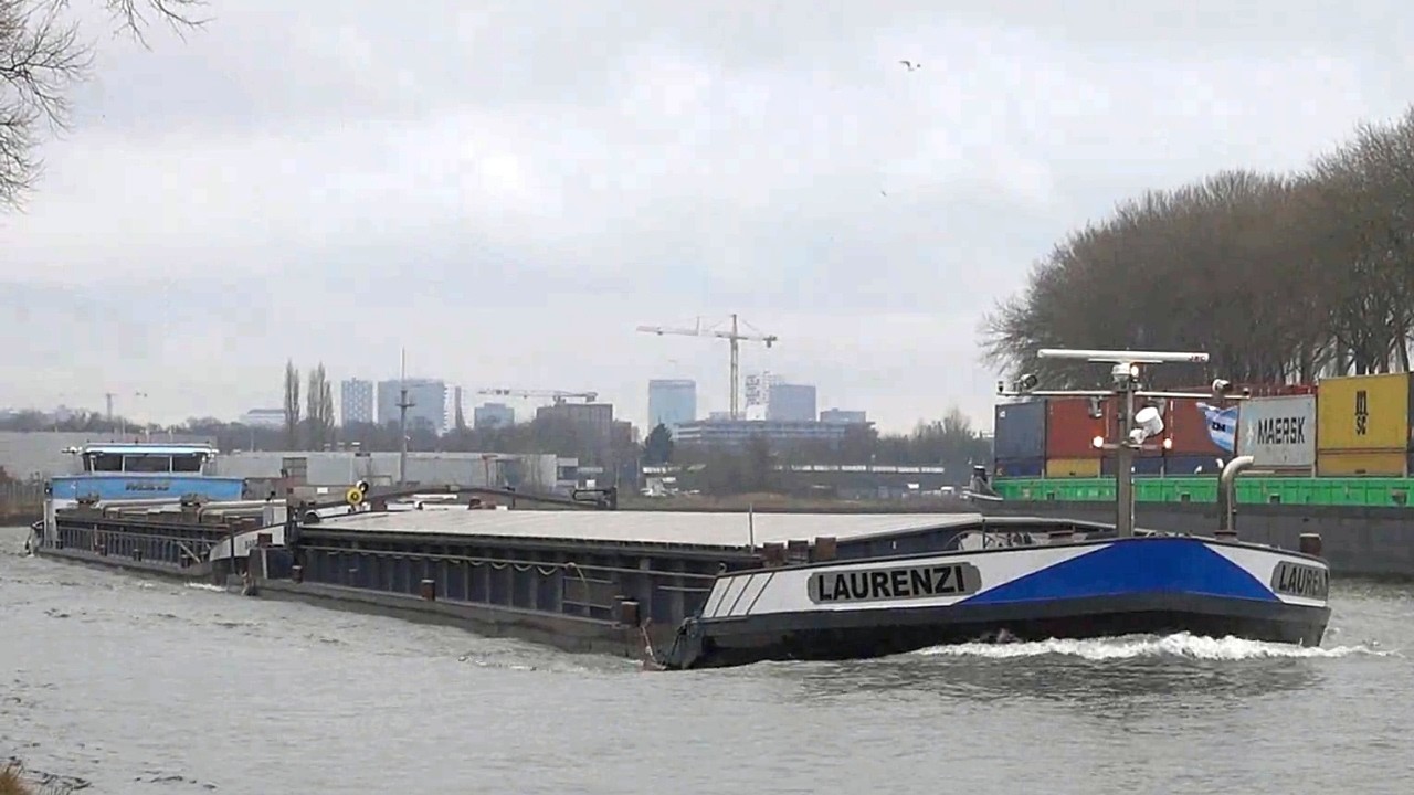 ⚓️'BABETTA en LAURENZI' vrachtschip en duwbak uit Marktheidenfeld (D)  11 02 2026
