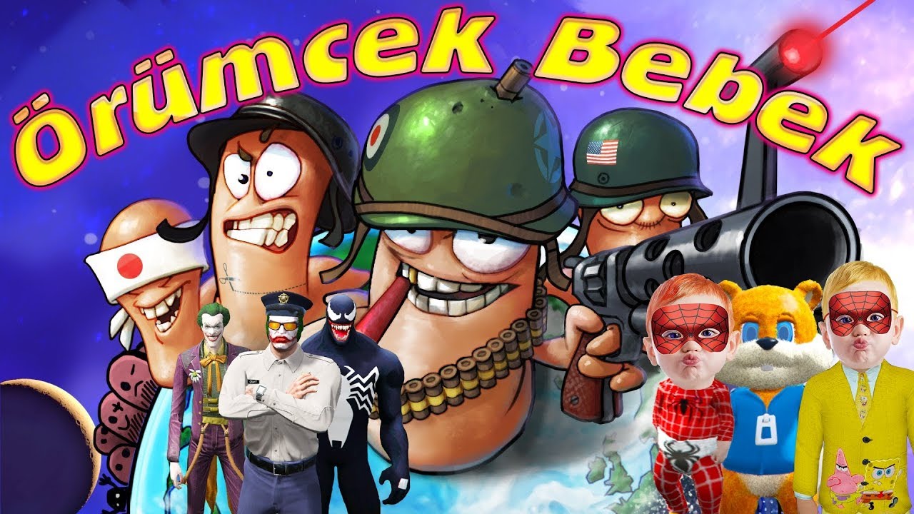 JOKER ÖRÜMCEK BEBEK VE SOLUCANLAR (Meraklı'nın Sürprizi Var)