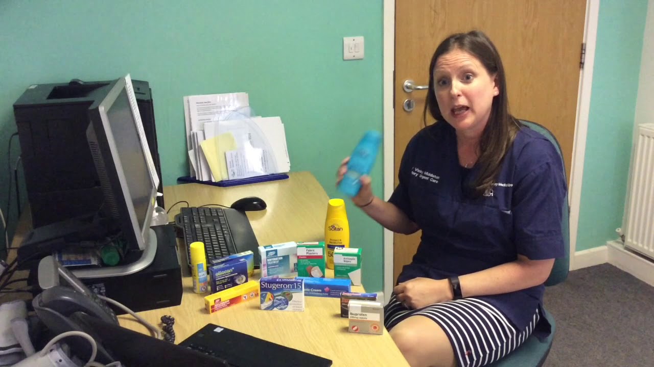 What medicine should you take with you on holiday?
