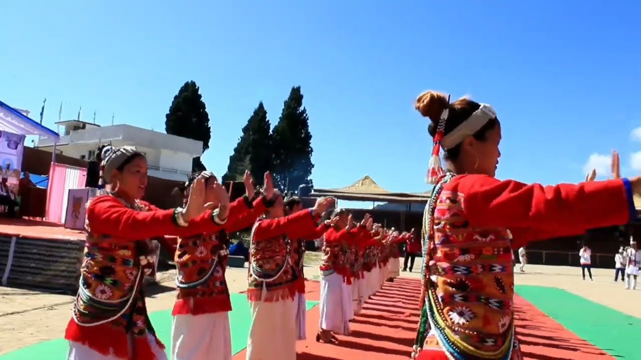 4rd PRE NYETHRII DOW FESTIVAL##  CELEBRATION AT BOMDILA // AKA HRUSO DANCE// MEGHA DANCE VIDEO //