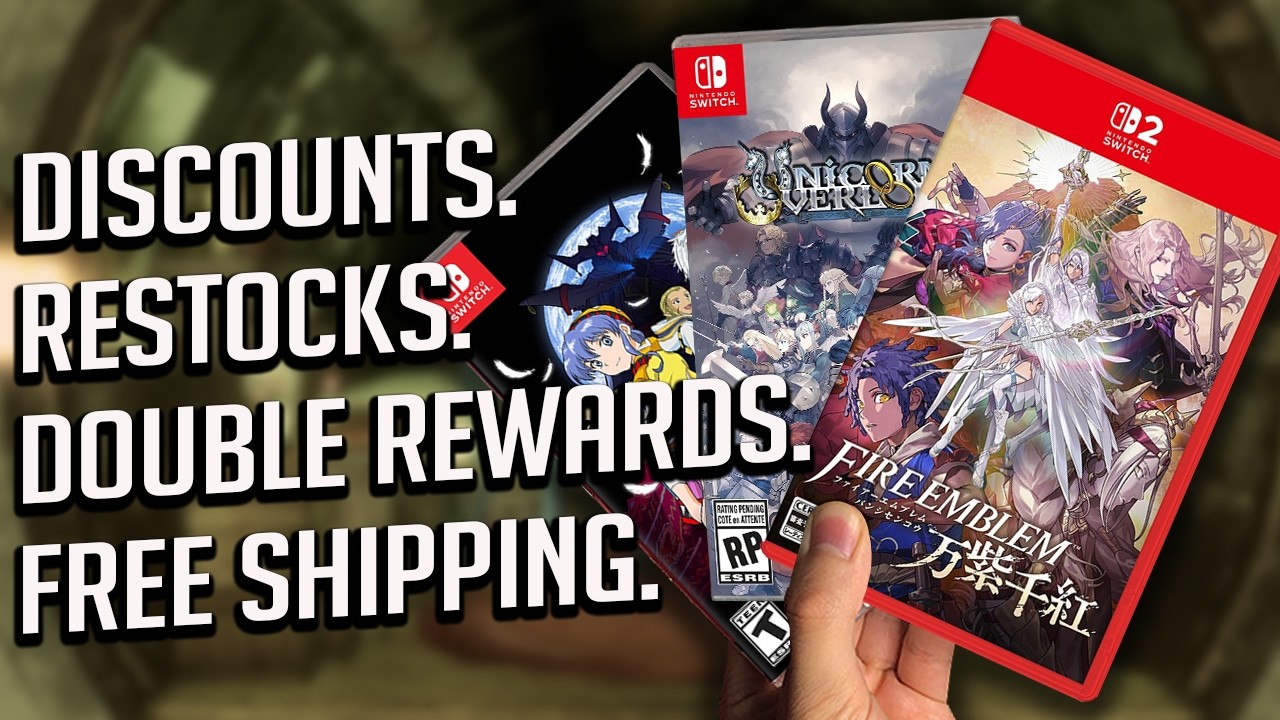 Save big on BIG games! Free Shipping, discounts, double rewards! Restocks!
