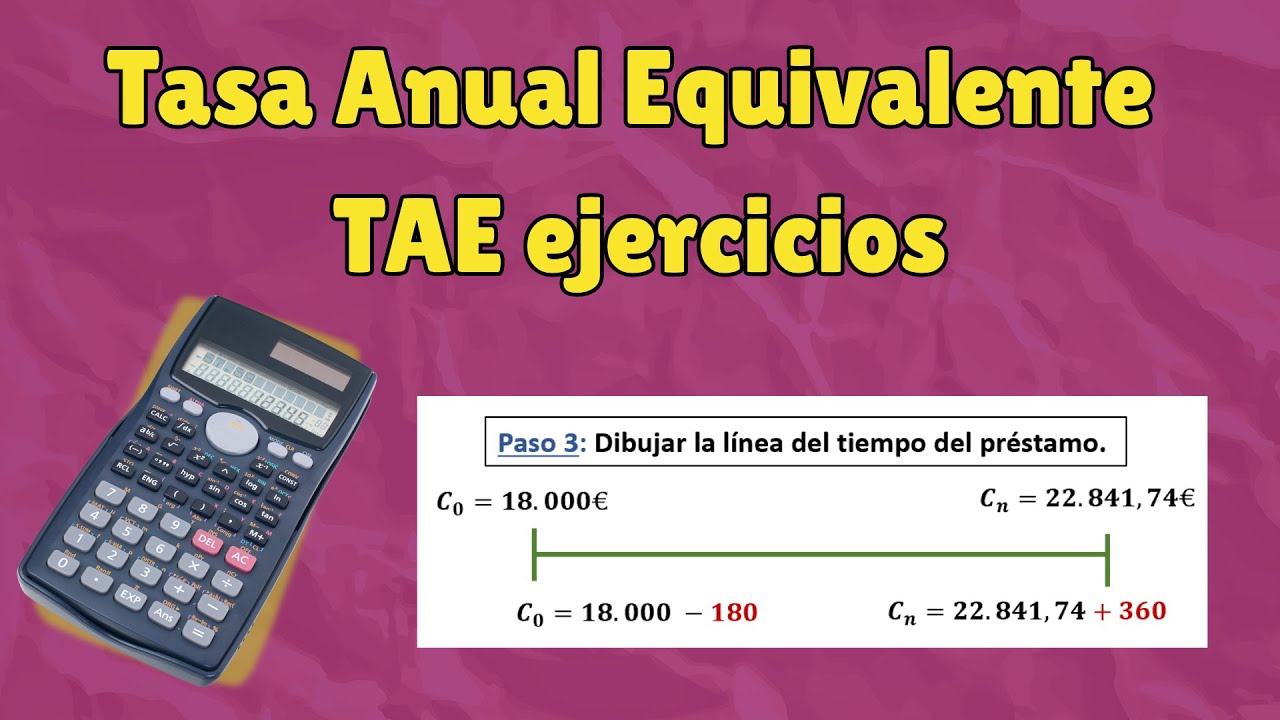 ¿Qué es la TAE y cómo se calcula?