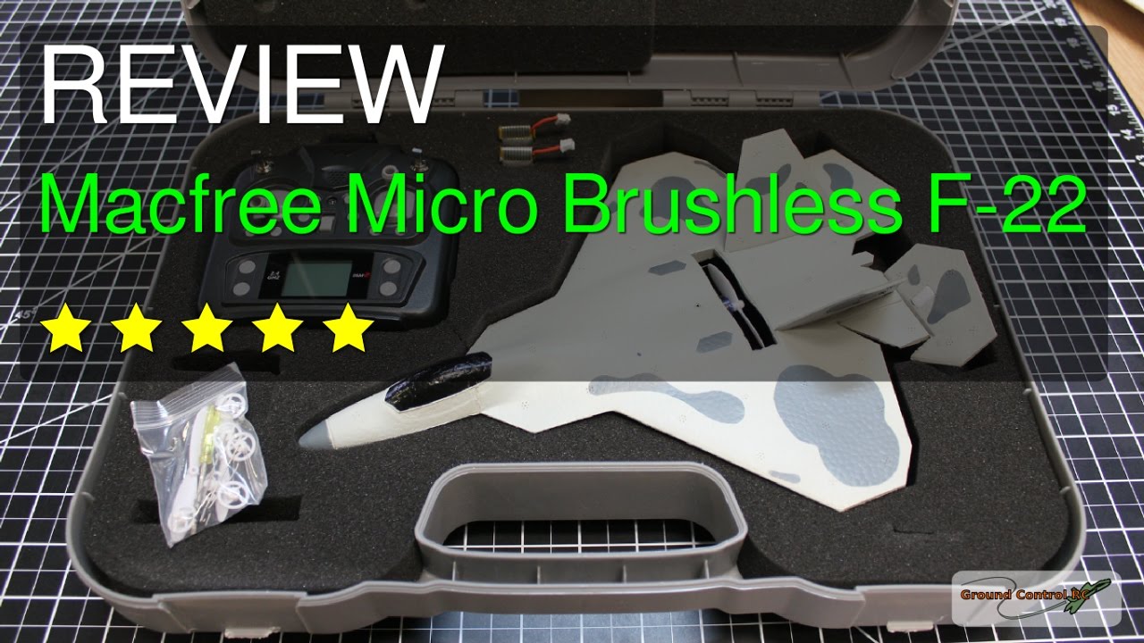 RC Review - Macfree Micro F-22 Smart Plane