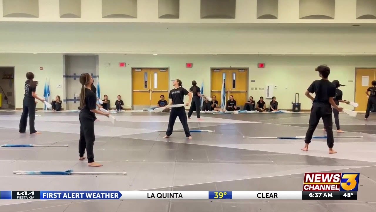 Palm Desert Charter Middle School Color Guard is making history