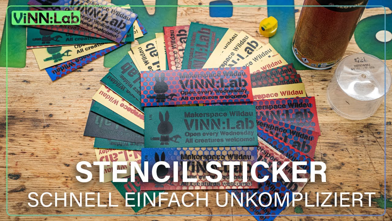 [ViNN:Lab] Stencil Sticker wie Streetartists! So gehts.