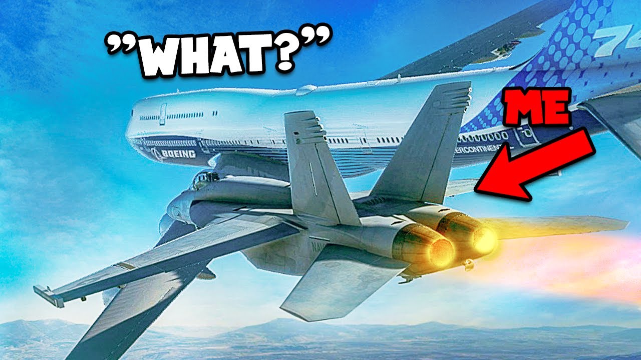 Перехват случайных авиалайнеров в многопользовательском режиме Flight Simulator