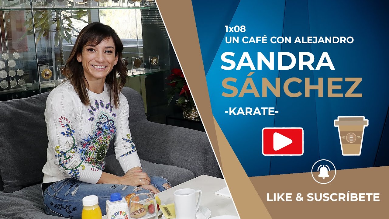 Sandra Sánchez (karate) se toma un café con Alejandro. #UnCaféConAlejandro