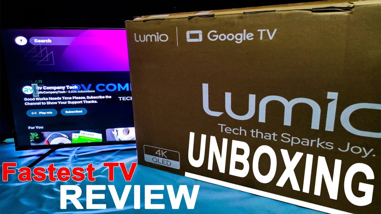 LUMIO VISION 7 - QLED Ultra HD TV | 43 Inch | Google TV | UNBOXING & REVIEW