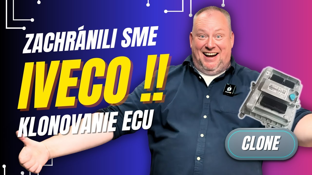 Klonovanie riadiacej jednotky z nákladného auta IVECO ... ako sme sa zapotili.