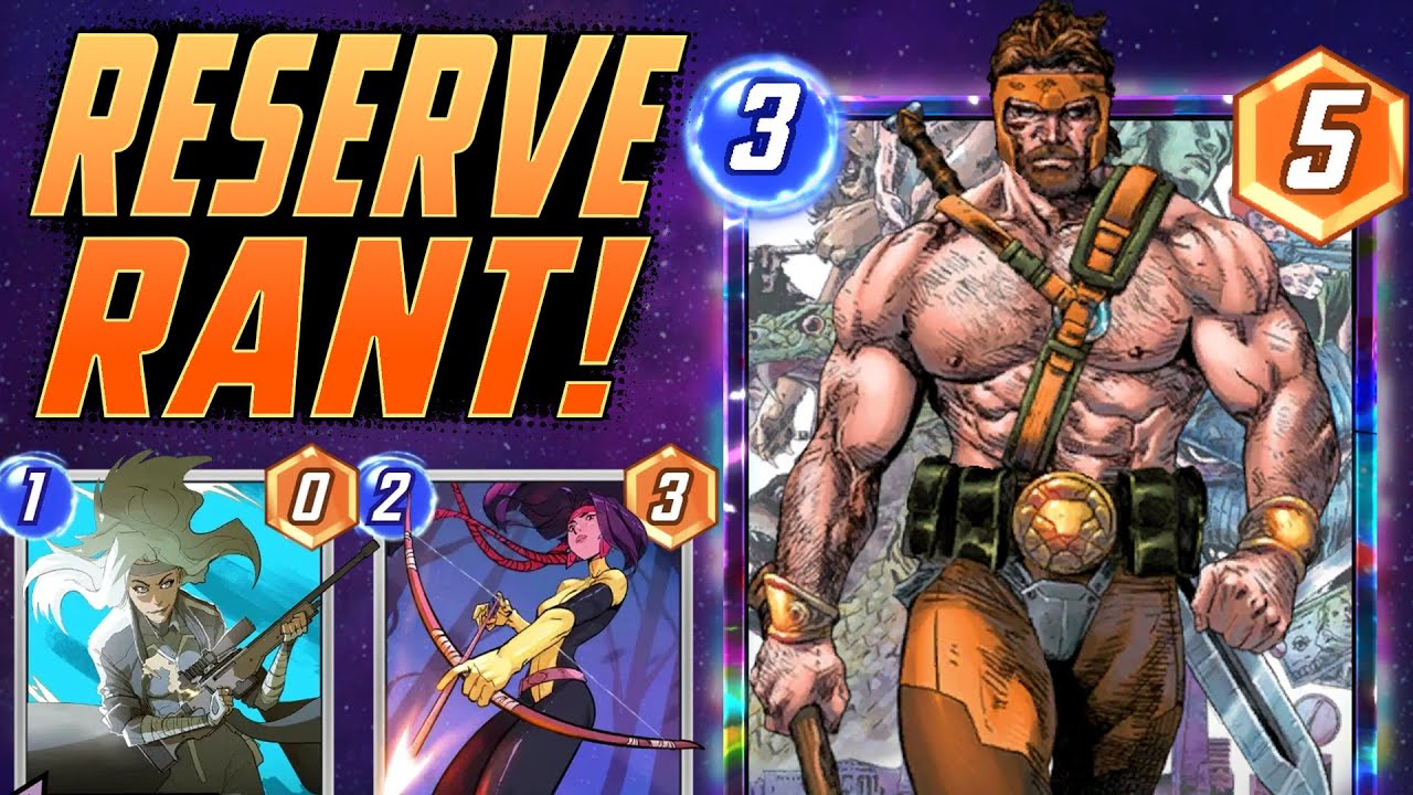 RANTS & VARIANTS... making a deck from 100 reserves!