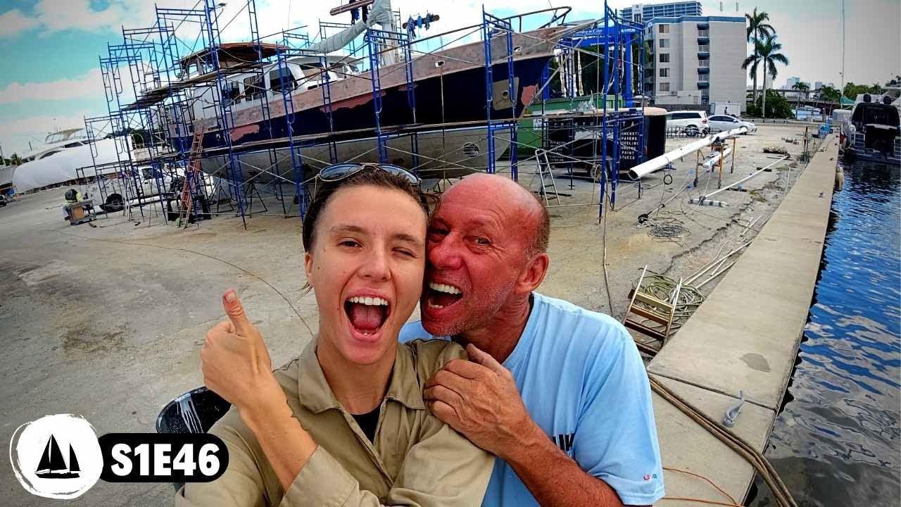 Sailing Yacht Refit. Boat Tour of Fixer Upper Liveaboard Sailboat. Welcome aboard our Steel Yacht.
