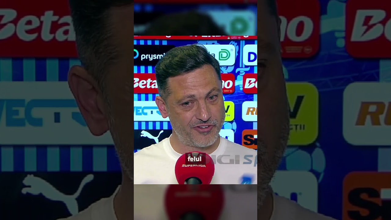 Mirel Rădoi a izbucnit &icirc;n pl&acirc;ns și a plecat &icirc;n mijlocul interviului, după 1-2 cu Rapid #superliga