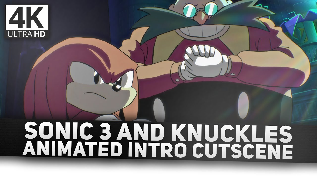 Sonic Origins - Sonic 3 and Knuckles Animated Intro Cutscene (4K)
