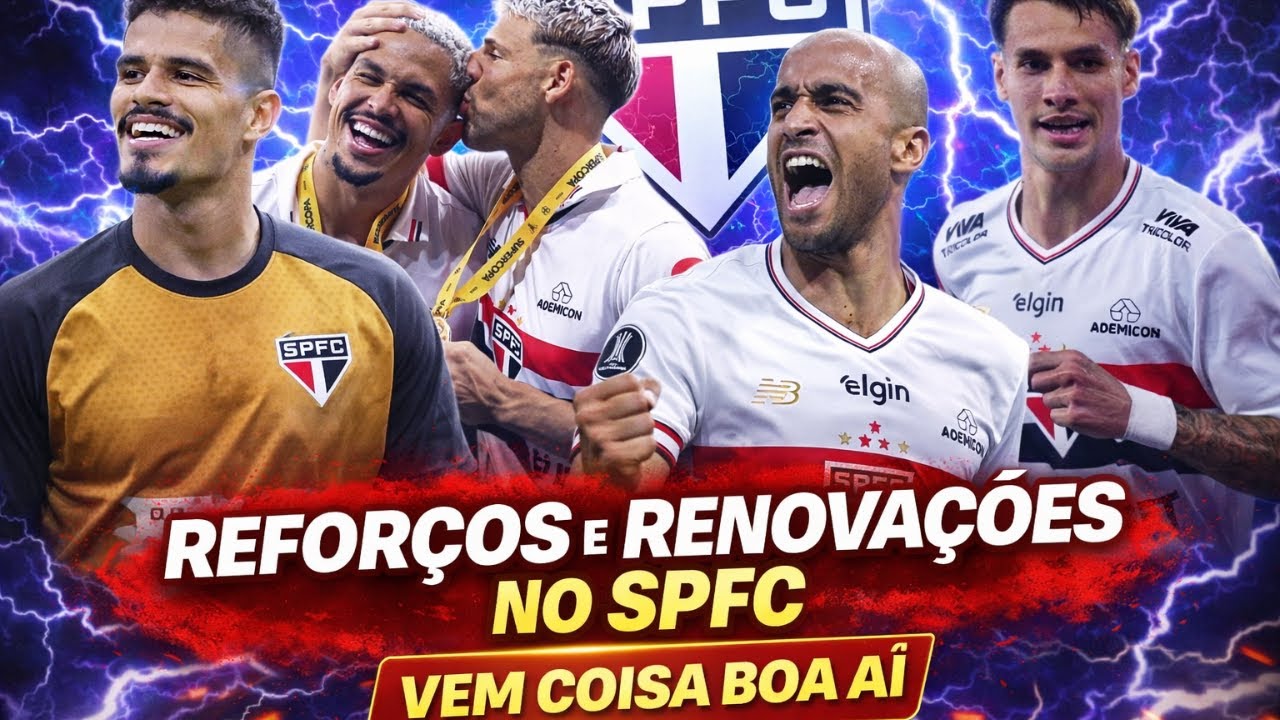 SPFC ABRE NEGOCIAÇÕES COM MEDALHÕES - FERRERINHA PODE SAIR - OPÇÕES PARA CONTRATAR - SPFC X SANTOS