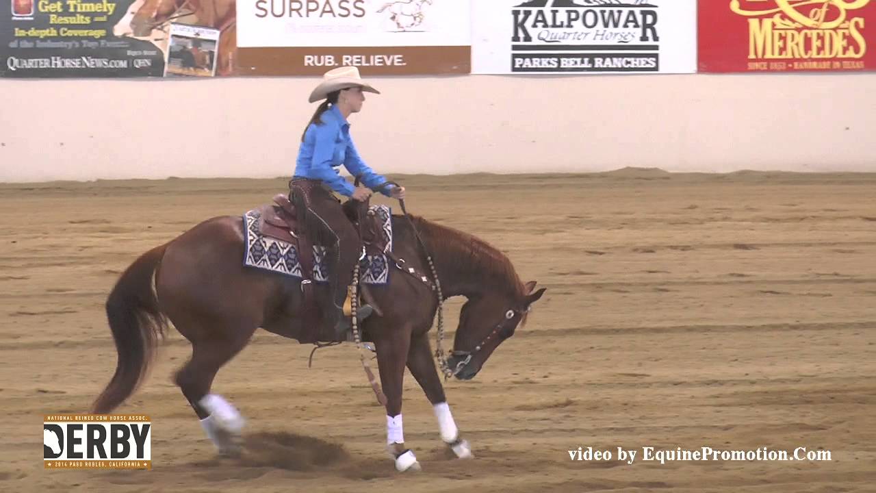 Skeets Oak Peppy ridden by Chelsea R. Barney - 2014 NRCHA Derby (NON PRO LIMITED)